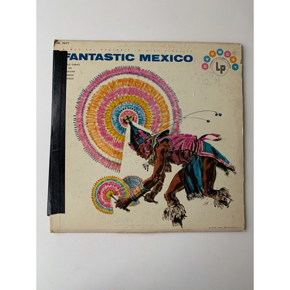 Fantastic Mexico Enrico Cabiati LP Mexico Import VG Vinyl Record Harmony 1958